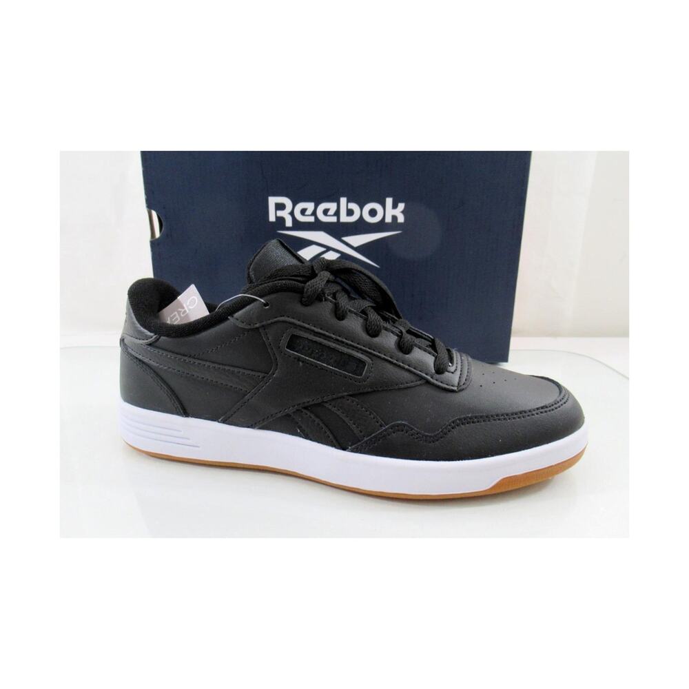 Women's Reebok Club Memt Lace Up Sneakers Black Size 10